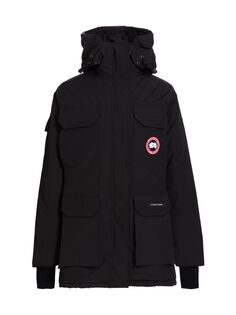 Экспедиционная парка с капюшоном Canada Goose, черный