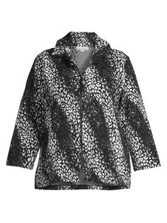 Куртка Fresh &amp; Flashy Animal Tracks Caroline Rose, Plus Size, черный