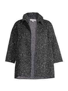 Куртка Fresh &amp; Flashy Stripe &amp; Go Caroline Rose, Plus Size, черный