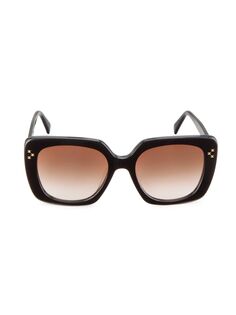Квадратные солнцезащитные очки Mini Triomphe 55 мм CELINE, черный