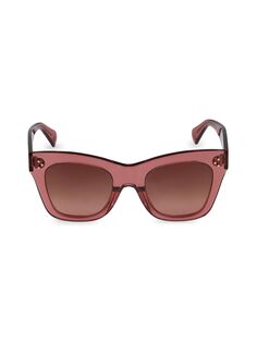 Квадратные солнцезащитные очки «кошачий глаз» 50 мм CELINE, розовый