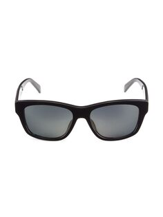 Квадратные солнцезащитные очки 55 мм CELINE, черный