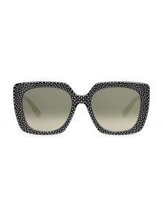 Солнцезащитные очки «кошачий глаз» 55 мм с анимацией CELINE, черный