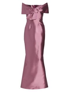 Шелково-шерстяное платье с открытыми плечами Catherine Regehr, роза