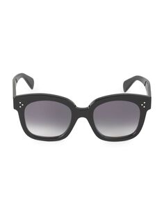 Квадратные солнцезащитные очки «кошачий глаз» 54 мм CELINE, черный