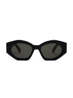Солнцезащитные очки Triomphe «кошачий глаз» CELINE, черный