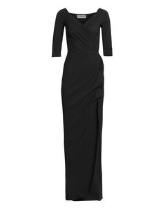 Платье Florien с рюшами Chiara Boni La Petite Robe, черный