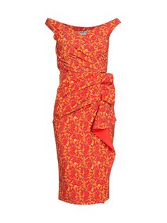 Платье миди с открытыми плечами Lucreria Chiara Boni La Petite Robe