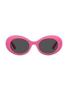 Овальные солнцезащитные очки 50 мм Chiara Ferragni, розовый
