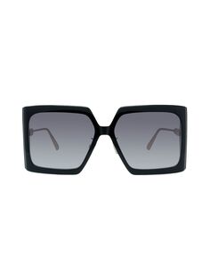 Квадратные солнцезащитные очки DiorSolar S2U 59 мм Dior, черный