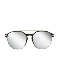 Круглые солнцезащитные очки DiorBlackSuit RI 56 мм Dior