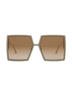 Солнцезащитные очки 30Montaigne SU 58MM с геометрическим рисунком Dior, серый