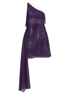 Мини-платье Metz с пайетками Gauge81, фиолетовый