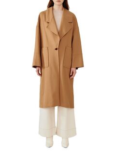 Длинное шерстяное пальто Affinity Ginger &amp; Smart, карамельный