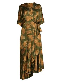 Шелковое платье с запахом Mandalay Ginger &amp; Smart, разноцветный