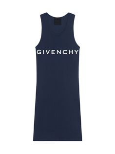 Трикотажное платье на майке Archetype Givenchy, нави