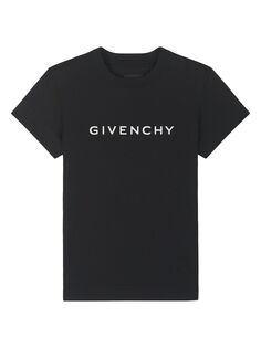 Приталенная футболка с обратным кроем Givenchy, черный