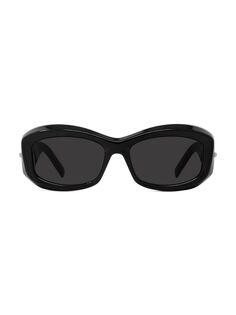 Квадратные солнцезащитные очки G180 56 мм Givenchy, черный