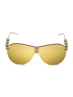 Солнцезащитные очки с зеркальной защитой Givenchy, золотой