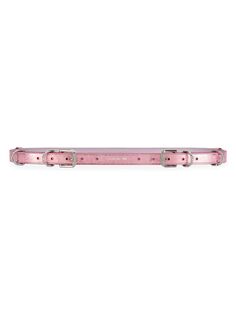 Ремень Voyou из ламинированной кожи Givenchy, розовый