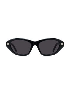 Солнцезащитные очки &quot;кошачий глаз&quot; Gv Day 55MM Givenchy, черный