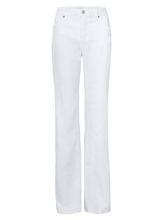 Хорошие классические джинсы Boot-Cut с высокой посадкой GOOD AMERICAN, белый