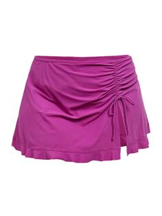 Плюс юбка для плавания с рюшами Gottex Swimwear, фиолетовый