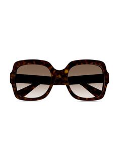 Минимальные квадратные солнцезащитные очки 54 мм Gucci