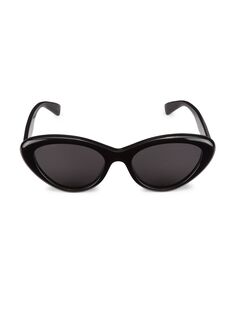 Солнцезащитные очки &quot;кошачий глаз&quot; Symbols 54MM из ацетата Gucci, черный