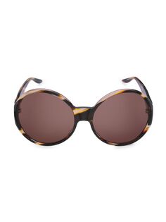 Круглые солнцезащитные очки 63 мм Gucci