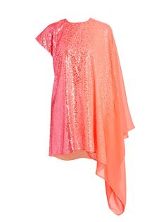 Мини-платье Ombre с вышивкой пайетками Halpern