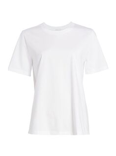 Хлопковая футболка HANRO, белый