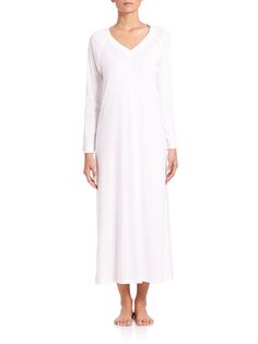 Платье Pure Essence с длинными рукавами HANRO, белый