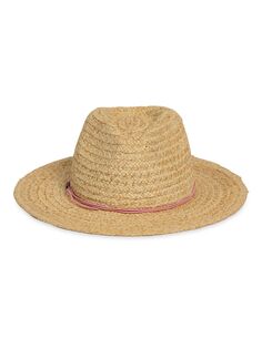 Шляпа Eliza Raffia Rancher Hat Attack, розовый