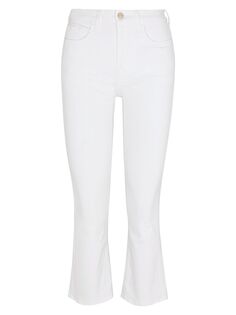 Укороченные расклешенные джинсы Le Disco Jen7, белый