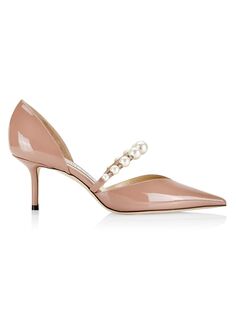 Лакированные туфли Aurelie 65MM D&apos;Orsay Jimmy Choo, розовый