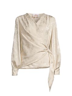 Атласная блузка с запахом Ines Karmamia