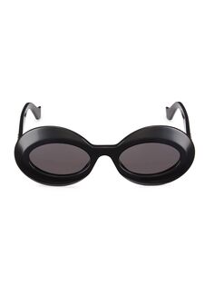 Овальные солнцезащитные очки 52 мм Loewe, черный