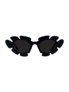 Солнцезащитные очки LOEWE x Paula&apos;s Ibiza 47 мм в цветочек Loewe, черный