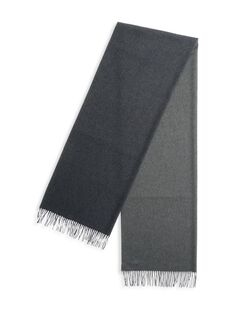 Двухцветный кашемировый шарф Loro Piana, серый