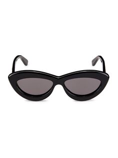 Солнцезащитные очки «кошачий глаз» Curvy 54 мм Loewe, черный