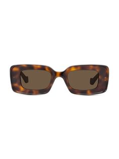 Массивные прямоугольные солнцезащитные очки Anagram Loewe
