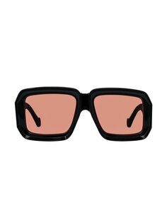 Квадратные солнцезащитные очки Paula&apos;s Ibiza 56 мм Loewe, черный