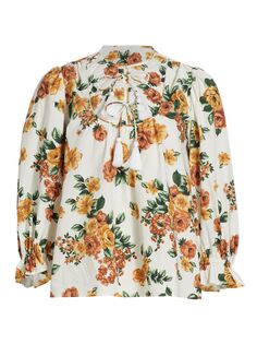 блузка Guilia с цветочным принтом MILLE, роза