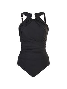 Цельный купальник Rock Solid Aphrodite Miraclesuit Swim, черный