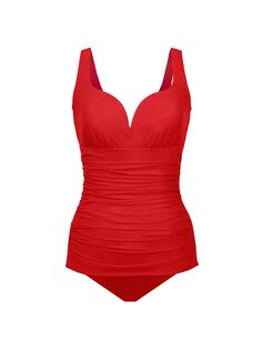 Цельный купальник Rock Solid Cherie Miraclesuit Swim, красный