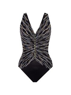 Linked In Charmer Цельный купальник Miraclesuit Swim, черный