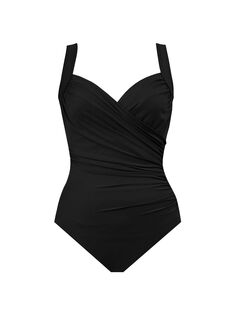 Слитный купальник для похудения Sanibel Miraclesuit Swim, Plus Size, черный