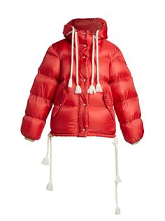 Подиум 2 Пуховик Moncler 1952 Sydow Moncler Genius, красный