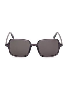 Квадратные солнцезащитные очки Shadorn 51MM Moncler, черный
